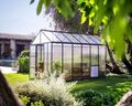Växthus Glory Premium 9,2 m² Mörkgrå Canopia by Palram